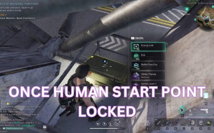 Once Human Start Point Locked