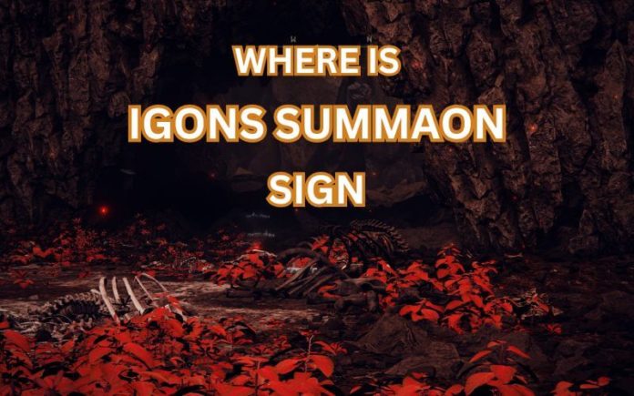 Where Is Igons Summon Sign