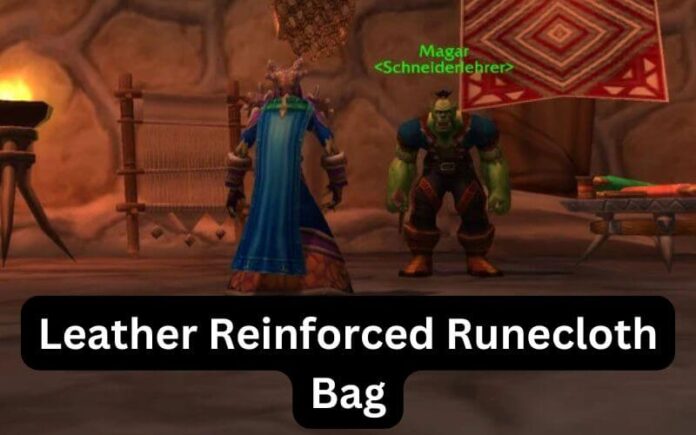 Leather Reinforced Runecloth Bag